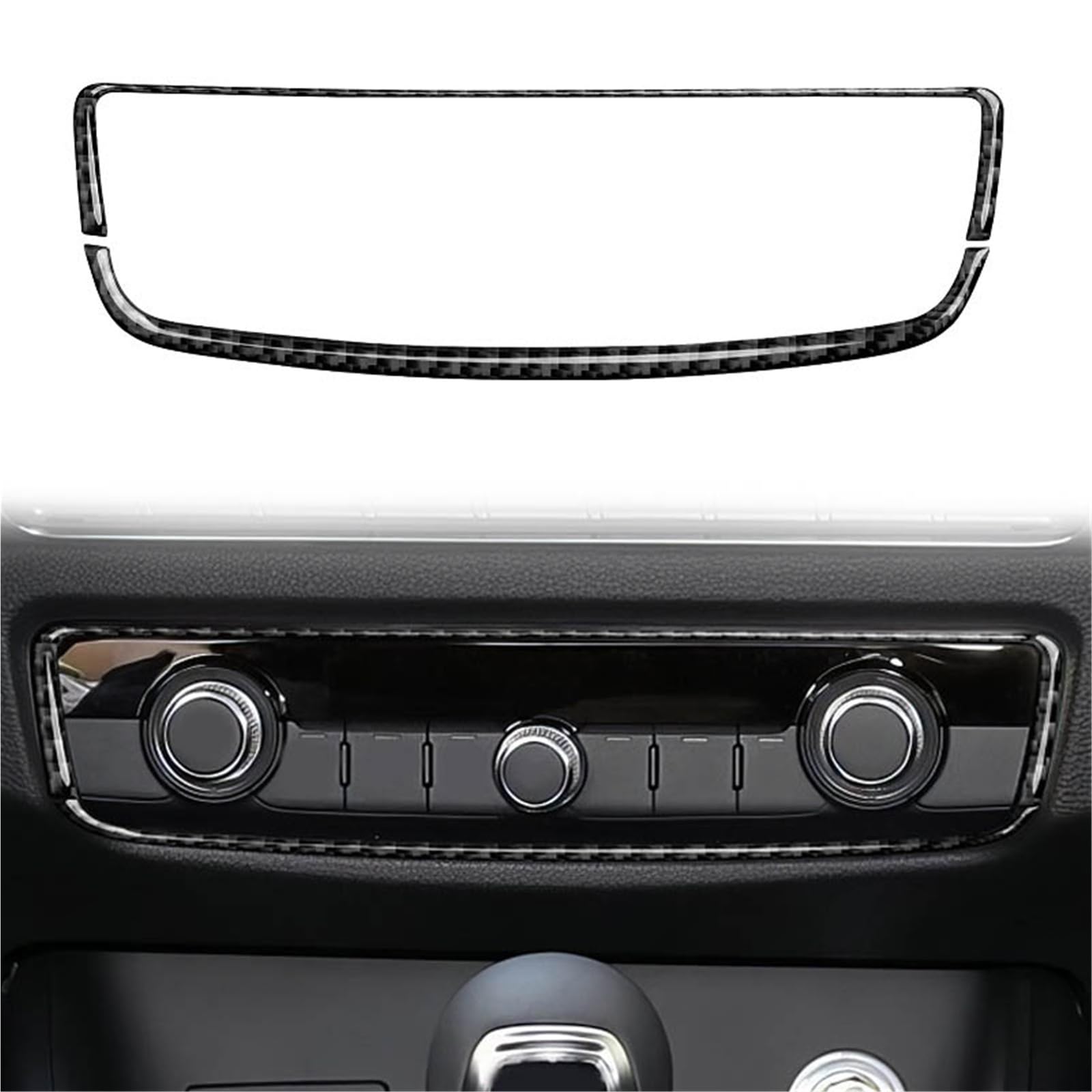 Interior Decoration for Audi A3 S3 RS3 8V 2013-2020 Carbon Fiber Interior Sticker Center Console Air Outlet Decorative Strip Car Trim Accessories