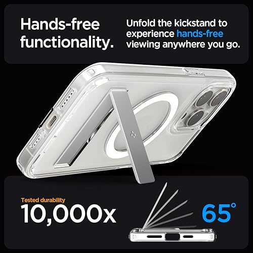 Miniatura 3 de Spigen Funda magnética ultra híbrida S MagFit diseñada para iPhone 15 Pro Max, antiamarilleo protección de grado militar soporte compatible con