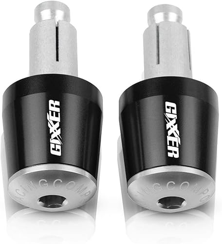 Para Suzuki GIXXER 150 155 250 150SF 250SF motocicleta CNC aluminio 78 '' 0.866 in mango extremos tapa manillar engranaje balanceado enchufe disponible en Yaxa Peru