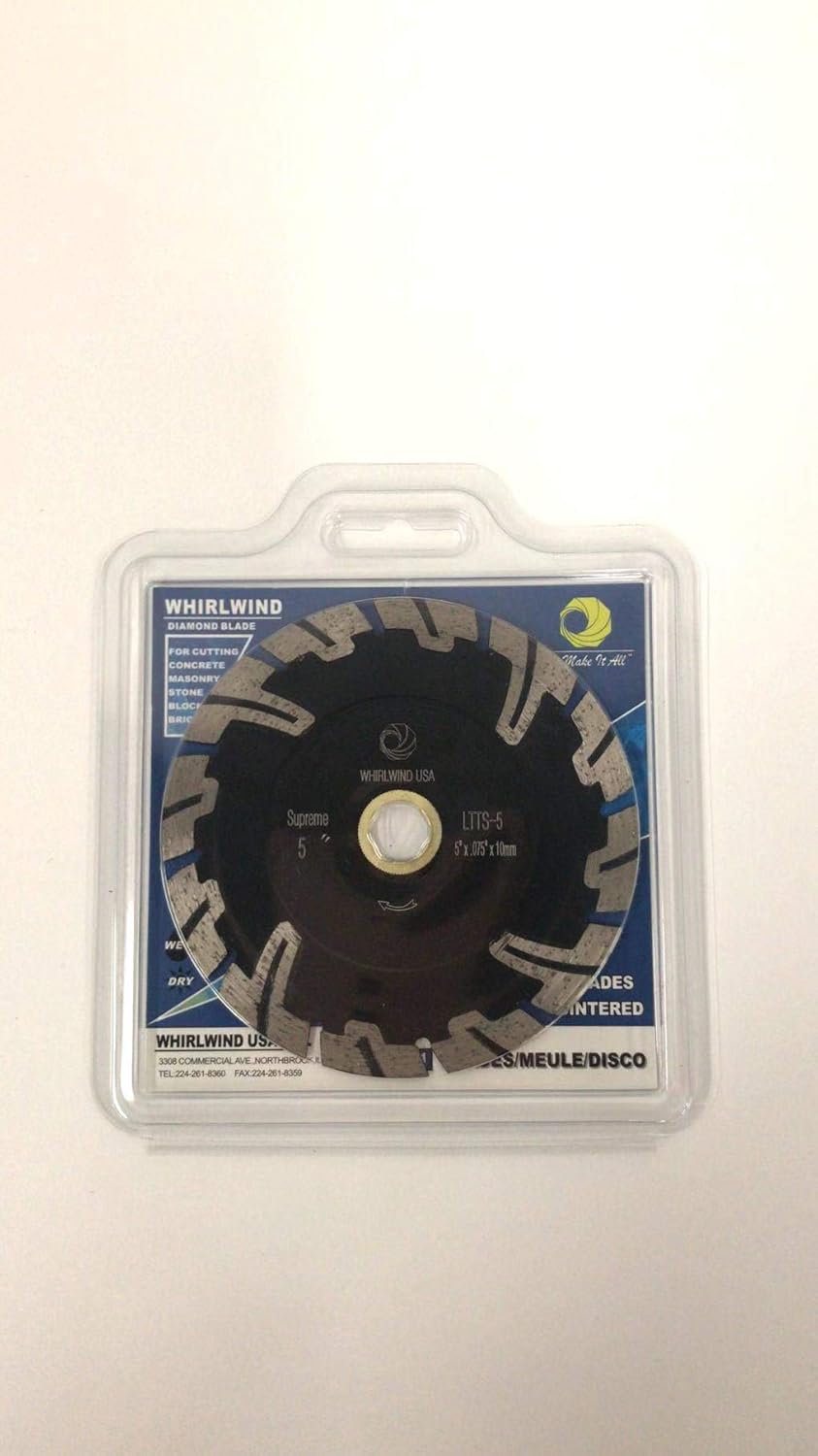 Black Friday - 50% OFF Whirlwind USA LTTS 5 in. Dry or Wet Cutting General Purpose Power Saw T Segmented Diamond Blades for Granite Stone Concrete (Factory Direct Sale) (5)… 🔥 Cashback up to 70% Whirlwind USA LTTS 5 in. Dry or Wet Cutting General Purpose Power Saw T Segmented Diamond Blades for Granite Stone Concrete (Factory Direct Sale) (5)…