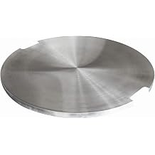 Fire Pit Lid Round Stainless Steel Lid for Elementi Lunar Bowl Frie Table, Ross Fire Table Pit