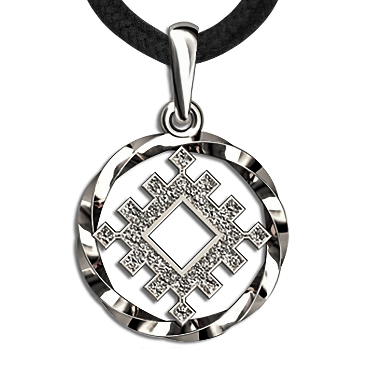 Amazon Com 925 Sterling Silver Celtic Thistle Symbol Pendant Necklace Scottish Good Luck Talisman Amulet For Men Women Norse Viking Jewelry With Meaning Free Cord Handmade Handmade Products