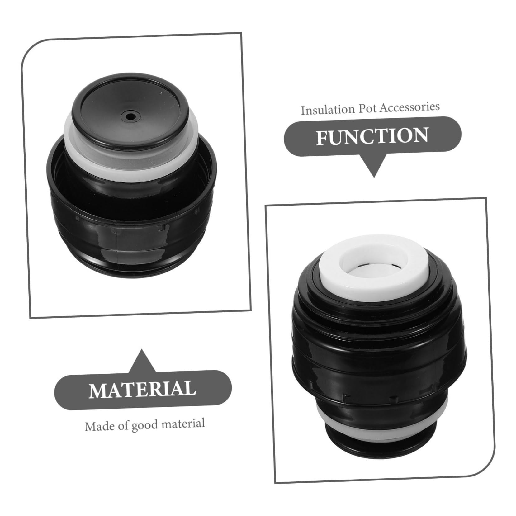 Kollykolla Tappo Ricambio Per Borraccia Termica Con Guarnizione Ermetica Coperchio Facile Da Usare E Isolante Per Bottiglia Termica 5.2Cm Accessorio Sostituibile Per Bevande Calde E Fredde