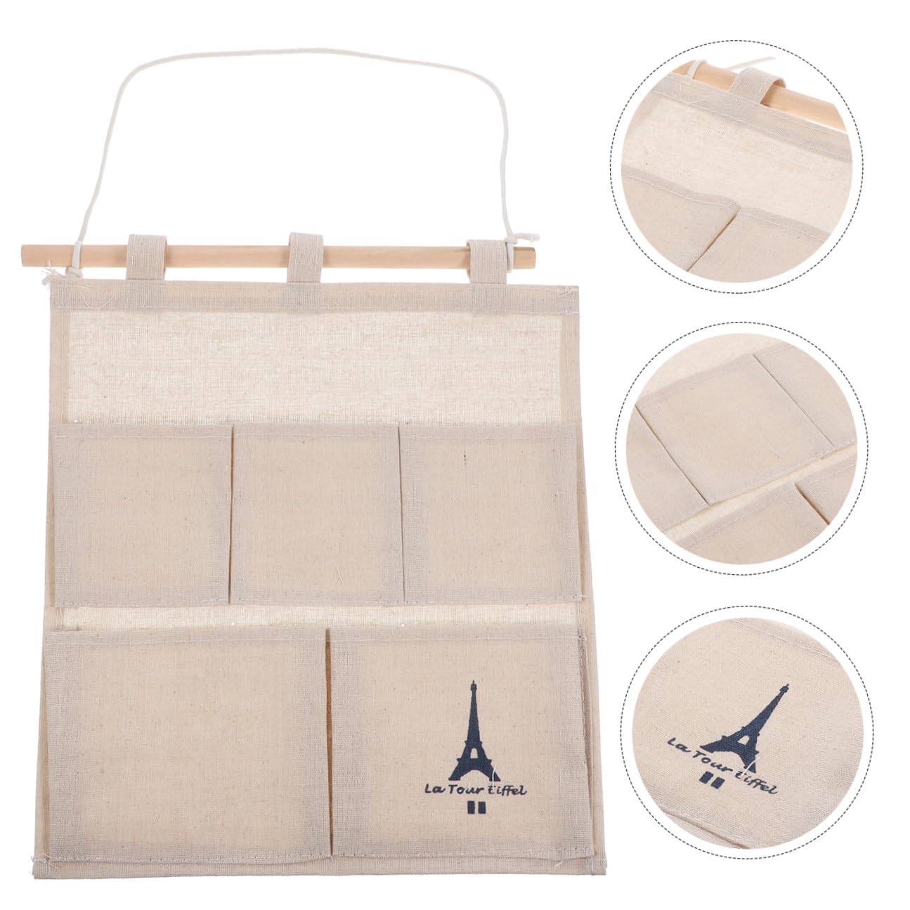Operitacx 3piezas Bolsa De Almacenamiento Colgante De Pared Múltiples Bolsillos Organizador De Sundries Para Baño Cocina Oficina Soporta Mayor Peso y Mantiene Ordenado El Espacio