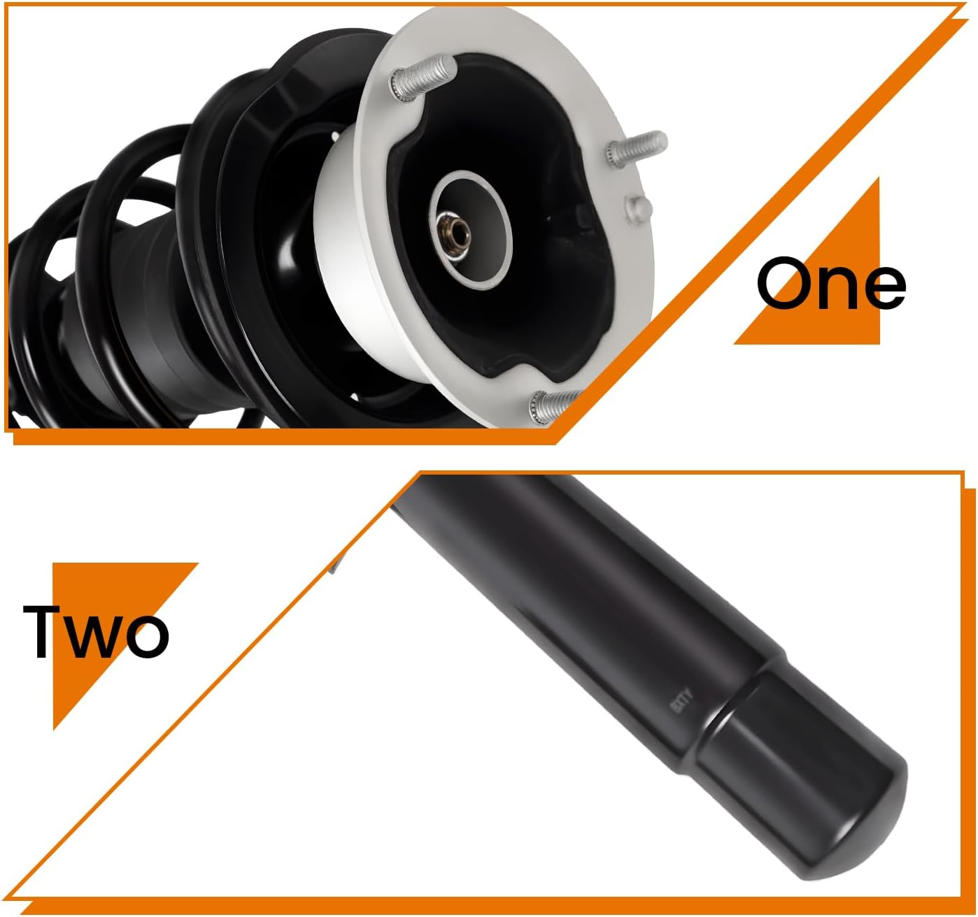 Pair Front Strut Assembly w/Coil Spring Fit for 2006-2013 BMW 325xi 328i xDrive 328xi 330xi 335i 335i xDrive 335i xDrive (E90 Series) Replaces 31316780197, 31316780193