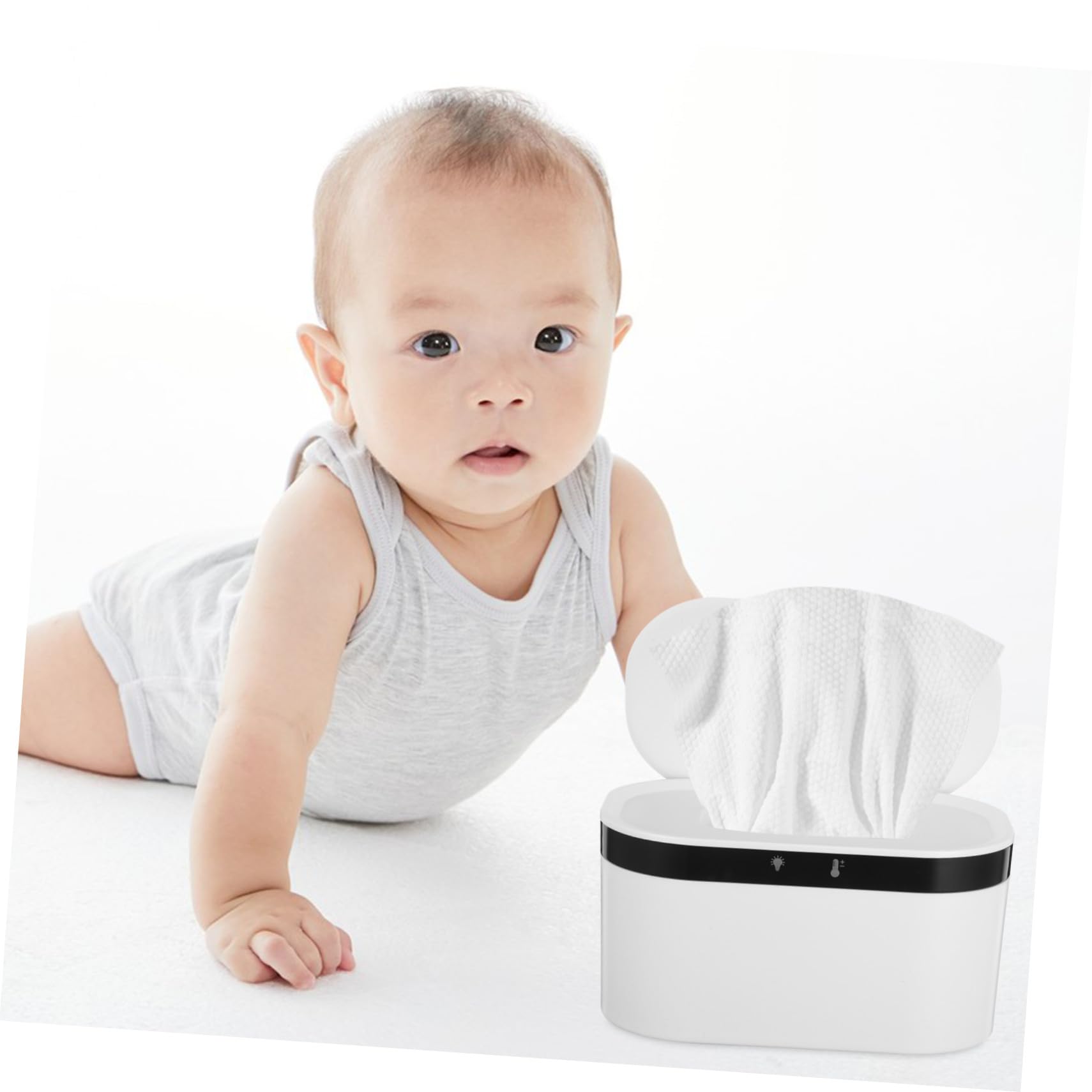 Calentador de Toallitas para Compacto y Portátil Dispensador de Toallitas Húmedas con Calentamiento Rápido Control de Temperatura Constante Opcional Seguro para Cuidado Infantil y