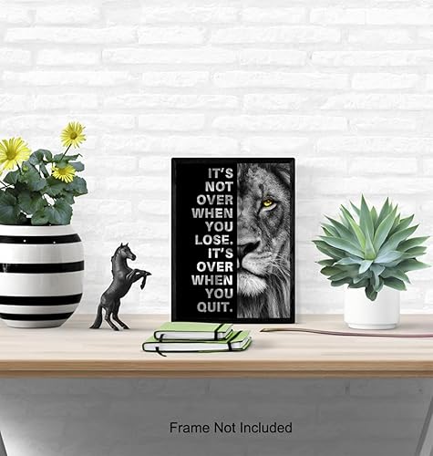Miniatura 5 de Motivational Wall Art & Decor - Positive Quotes - Motivational poster - Office Wall Art - Lion Wall Decor - Yellowbird Art & Design - Inspiration