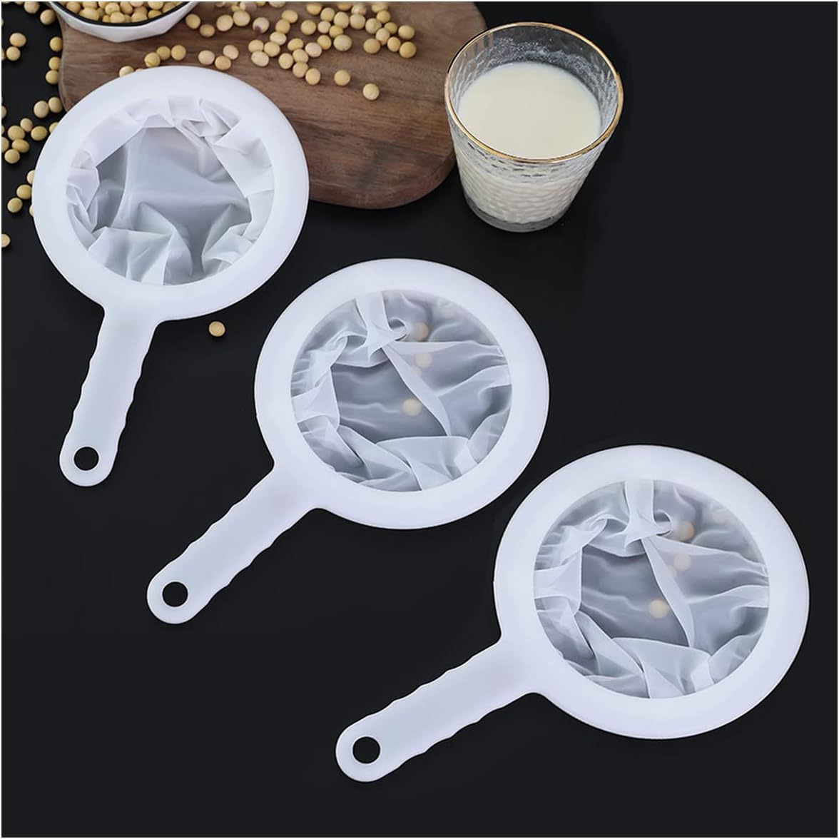 Nylon Ultra Fine Mesh Strainer,3 Pcs 120/200/400 Mesh