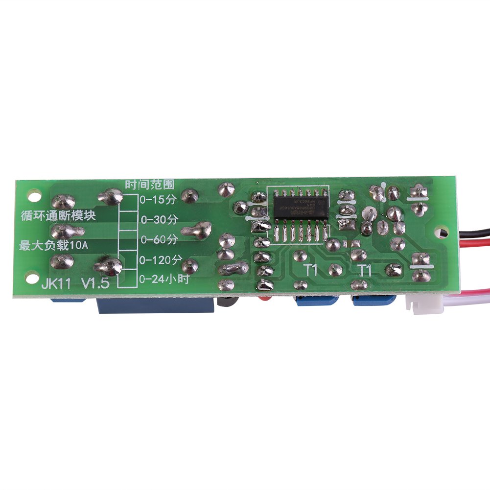 DC5V/12V/24V Oneindige Cyclus Timer Relais Module - Instelbare Vertraging 0-15min/0-60min - Turn ON/OFF Schakelaar
