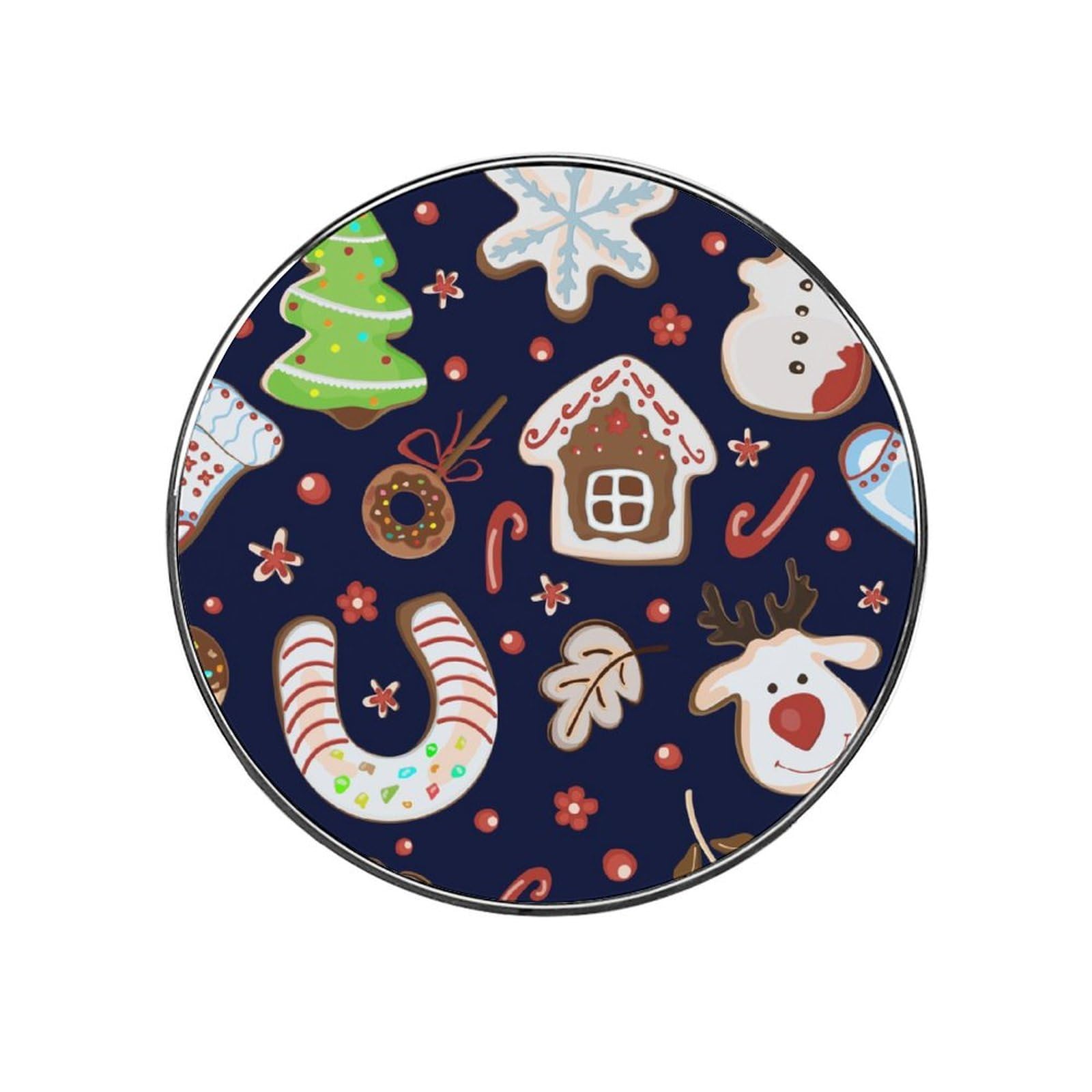 Christmas Alloy Fridge Magnet For Office Cabinet Refrigerator Whiteboard Photo