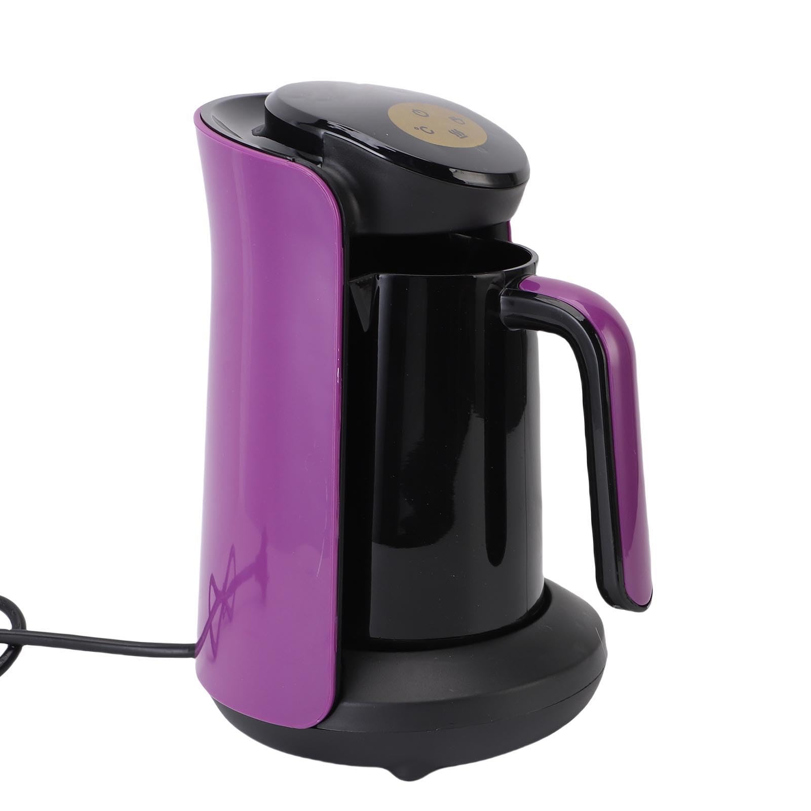 Macchina per caffè Turco con Display LCD 6 Tazze Ricca Esperienza di caffè Aromatico [perfetta per la Casa e i viaggi] (Spina europea)