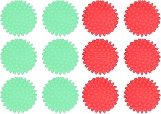 Laundry Ball, Washer Laundry Ball, Washer Balls, Washing Machine Ball, 6Pcs Laundry Ball Non Toxic PVC Safe Reusable Household Supplies for Washing Machine Washer(Green)