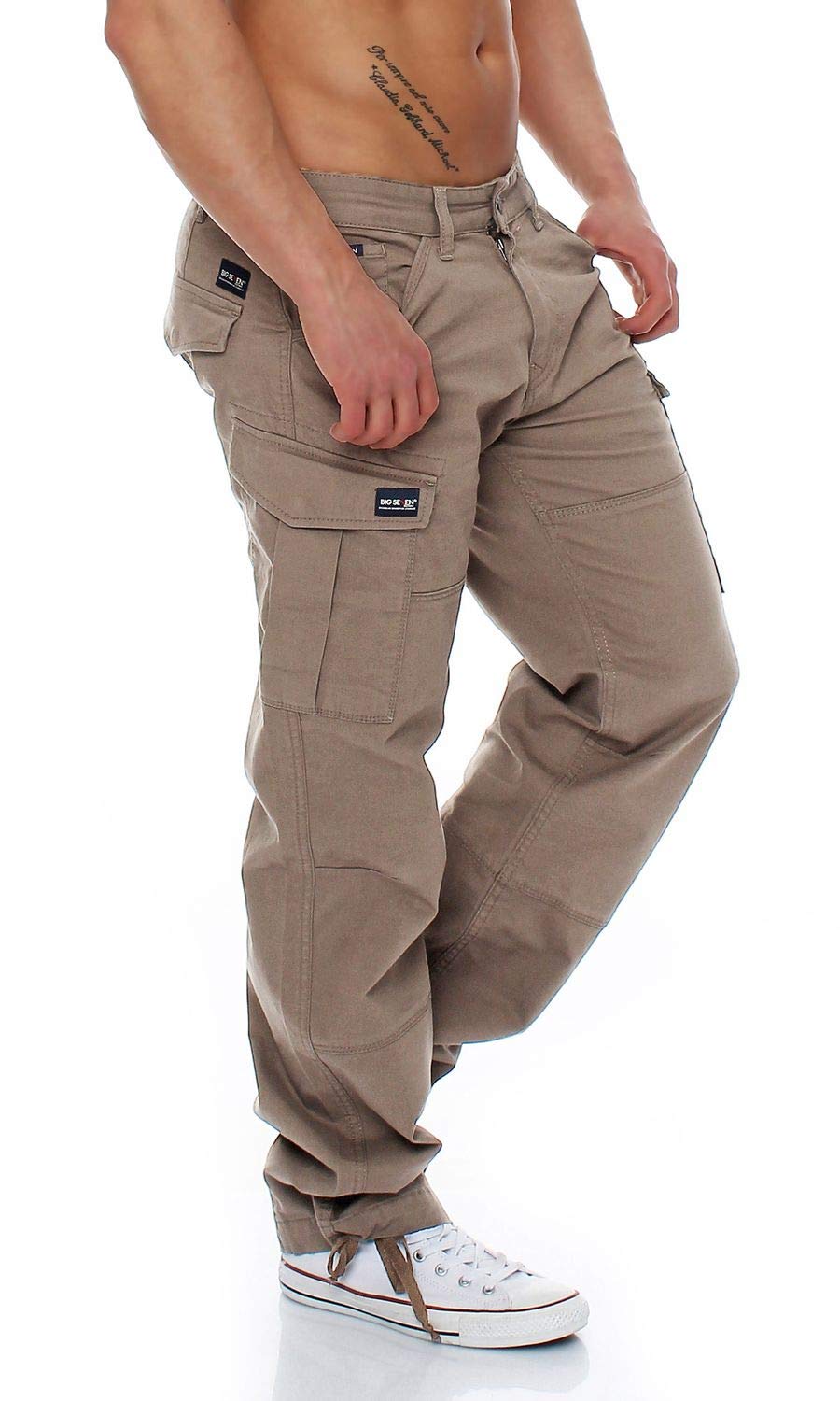 Big Seven Brian Cargo Hose Comfort Fit Herren Jeans