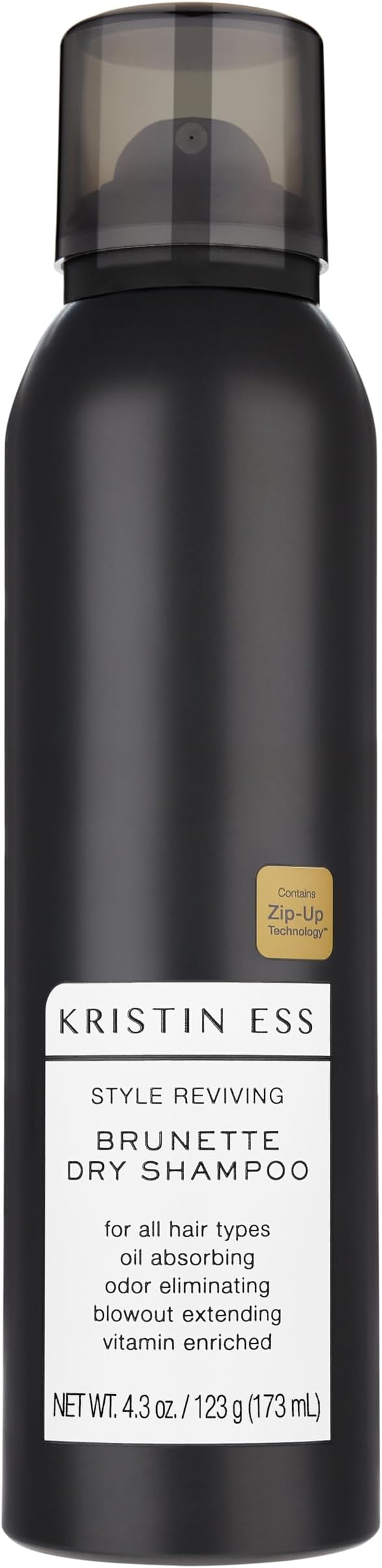 Hair Brunette Dry Shampoo for Dark + Brown Hair with Vitamin C for all Hair Types - Oil Absorbing + Time Saving Dry Shampoo Powder Spray for all Hair Types, Vegan, 4 fl. oz.