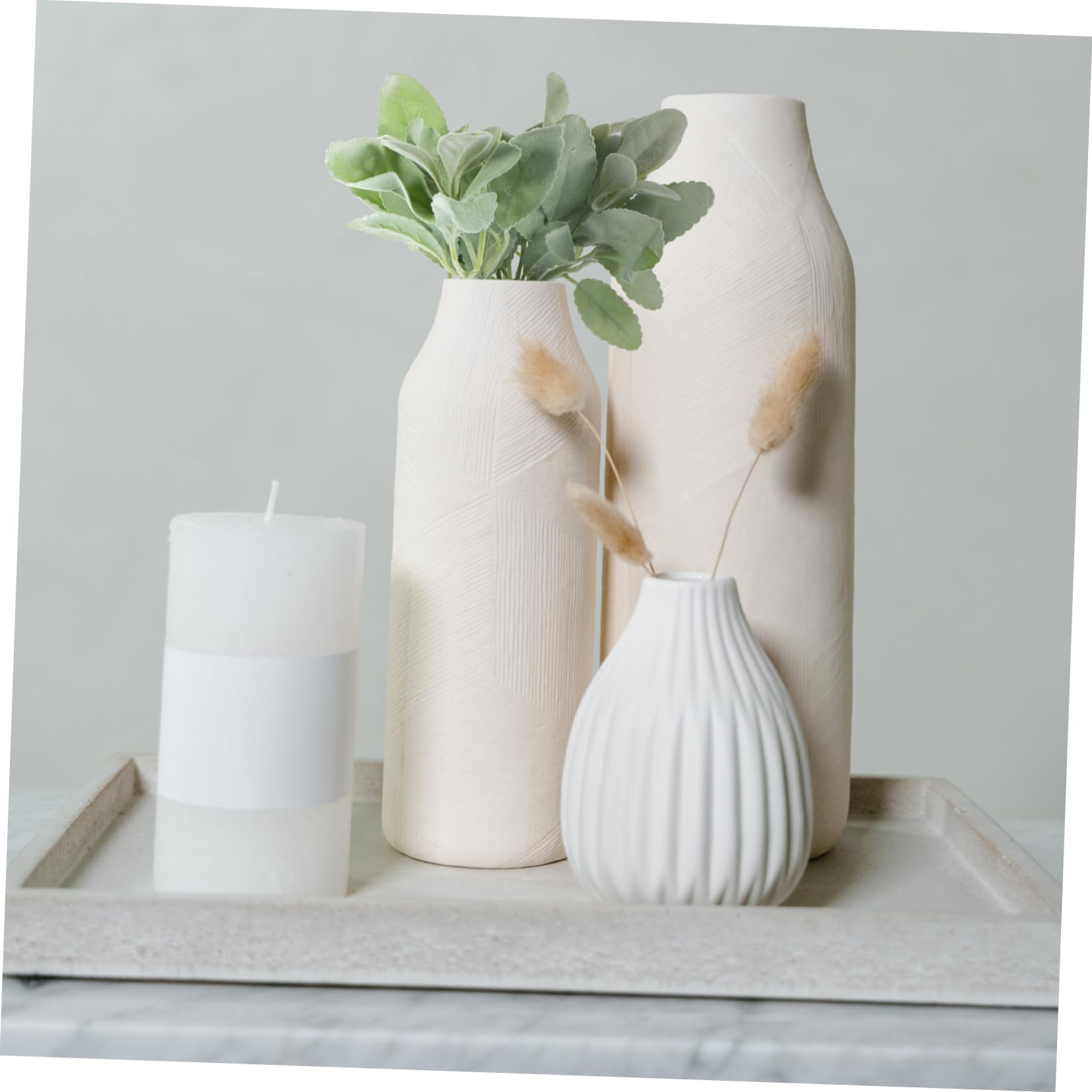 MAGICLULU 50 Pz Piante D'imitazione Arredamento Decorare Composizioni Floreali Eucalipto Foglie Artificiali Piante Finte Rami Di Piante Artificiali Rami Finti Panno in Poliestere