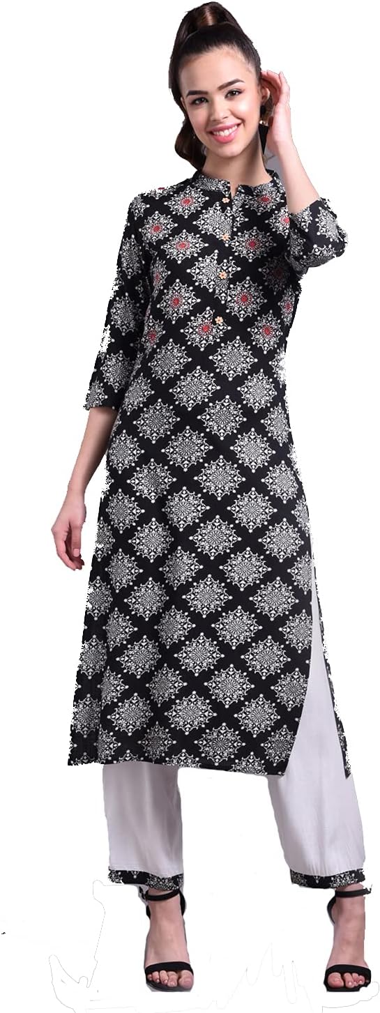 DORIYAWomen Embroidered Rayon Anarkali Kurta