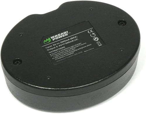 Miniatura 4 de Wasabi Power Batería (paquete de 2) y cargador USB dual para Pentax D-LI90 y Pentax 645D, 645Z, K-01, K-1, K-1 II, K-3, K-3 Mark III, K-5, K-5 II,