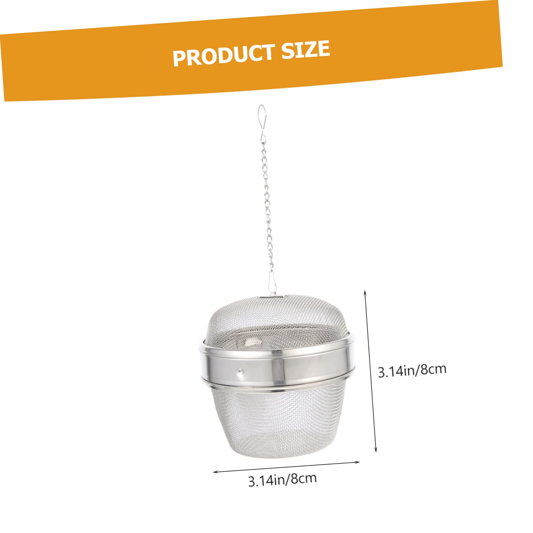 Unomor Stainless Steel Tea Balls for Watch Cleaning Jewelry Steam Cleaner Accessory 2pcs Set Sturdy and Easy to Use