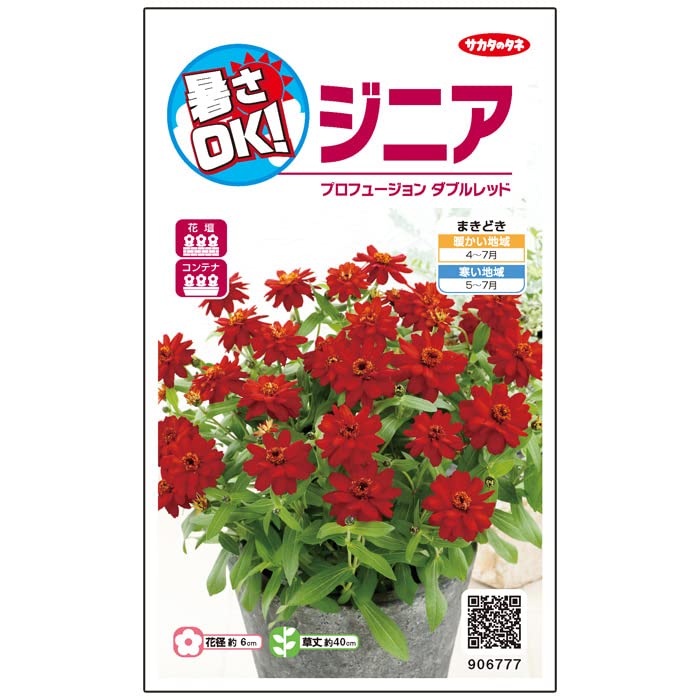 Amazon | サカタのタネ 実咲花6777 暑さOK ジニア プロ