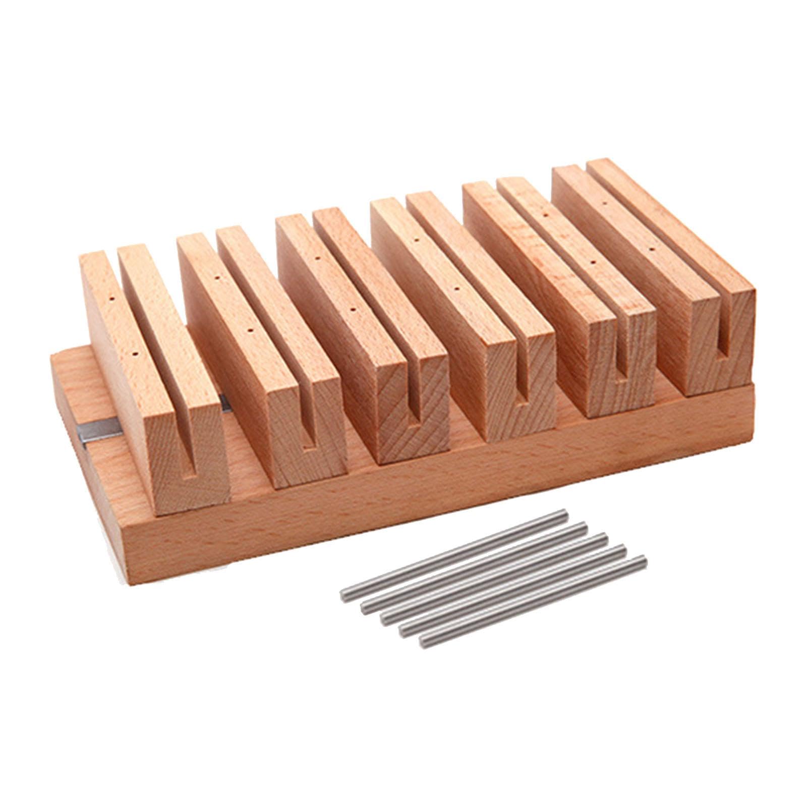 Generic Strumento Laterale per Oliare La Pelle per Lavori Fai-da-te, Olio per I Bordi Dei Cinturini Degli Orologi, 6 Slot