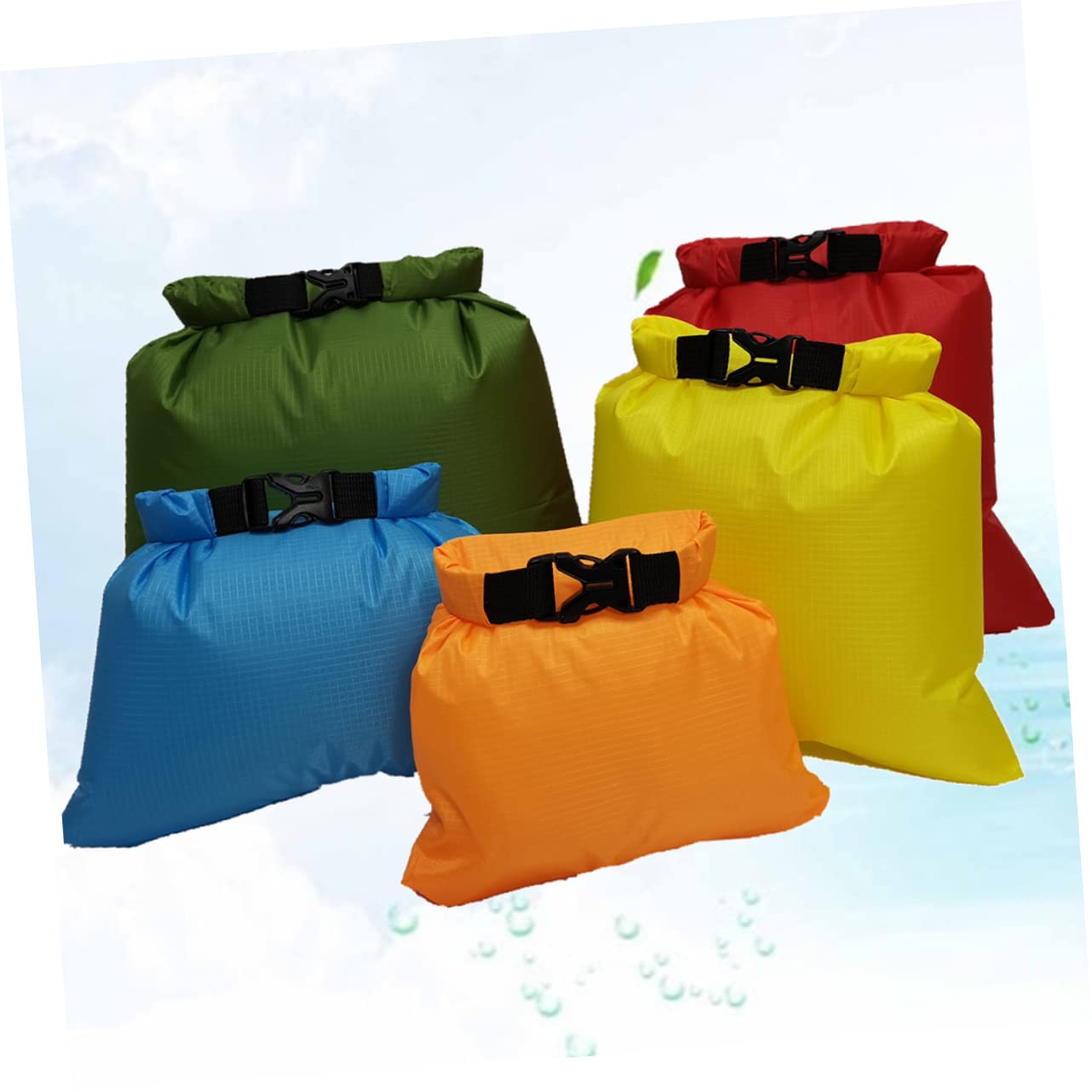GALPADA 15 STK Reisetaschen Rudern bootspersenning wäschesack Wäschesäcke Beutel mit Kordelzug wasserdichte Aufbewahrungstaschen draussen wasserdichte Tasche Wasserbeutel fünfteiliges Set