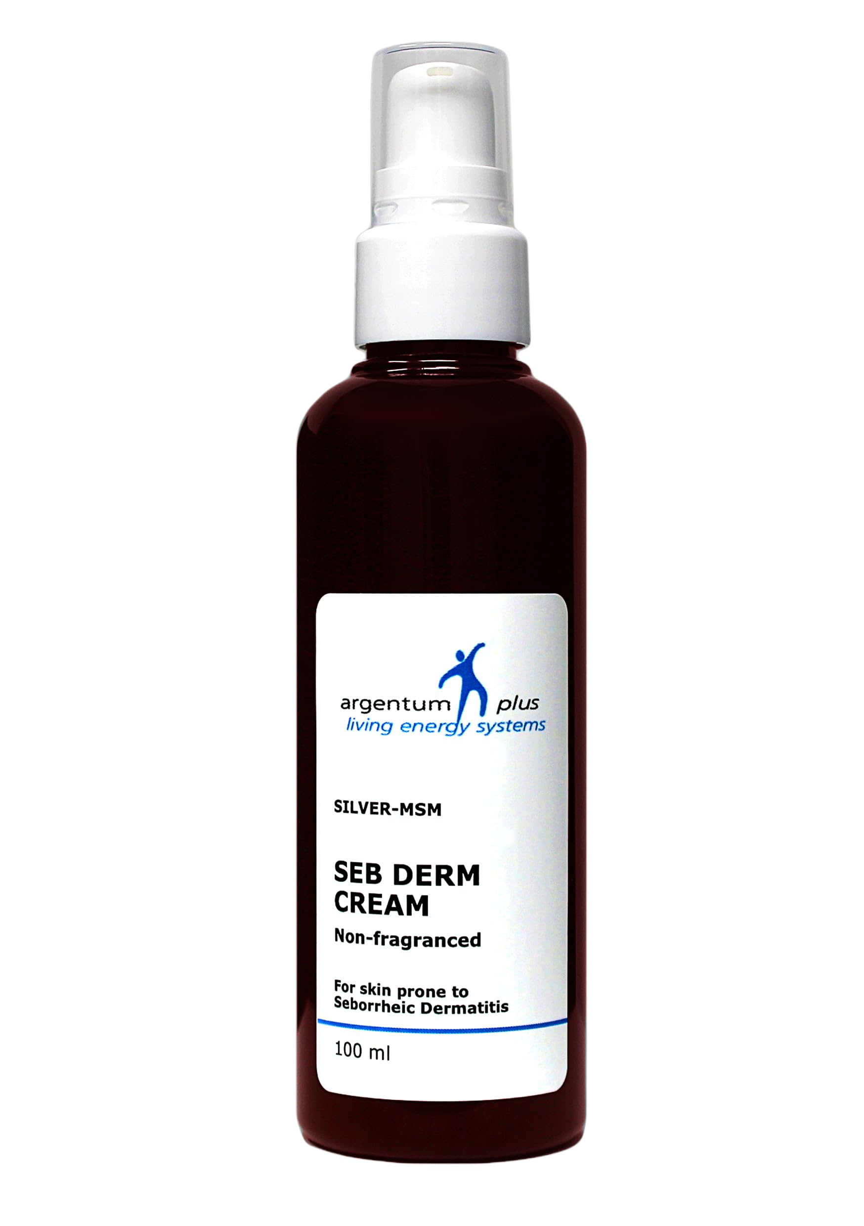 Silver-MSM Seb Derm Cream Non-Fragranced 100ml | For skin prone to seborrheic dermatitis