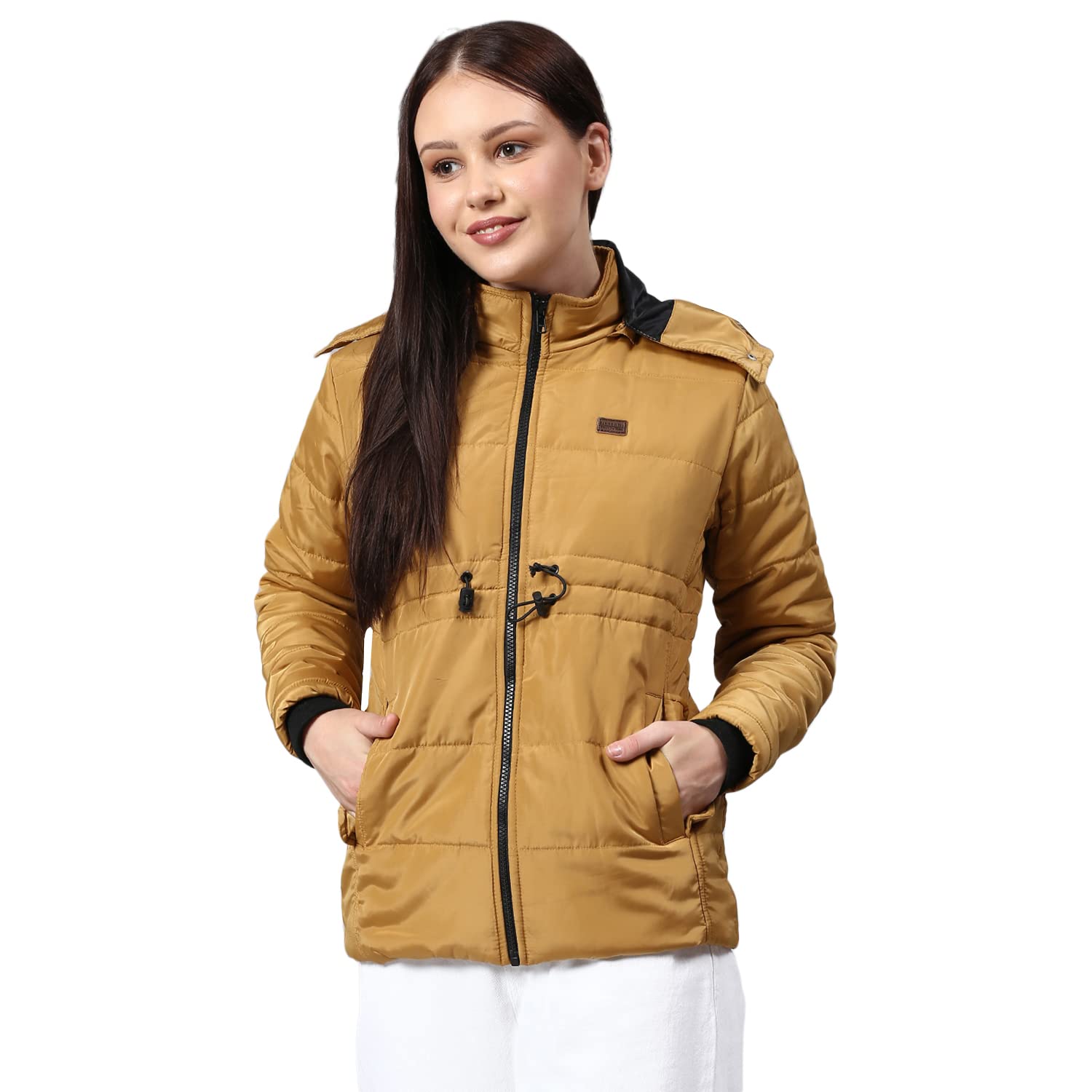 Polyester Womens Standard Length Jacket-image-24