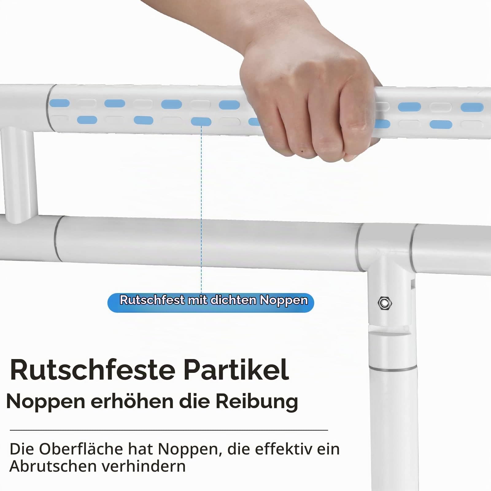 Wandstützgriff WC Haltegriff Klappbar 60cm Rutschfreier Haltegriff Aus Edelstahl 300~350 Kg Haltegriff Dusche Faltbarer Sicherheitsgriff FüR Das Badezimmer FüR Badezimmer Und Toilette