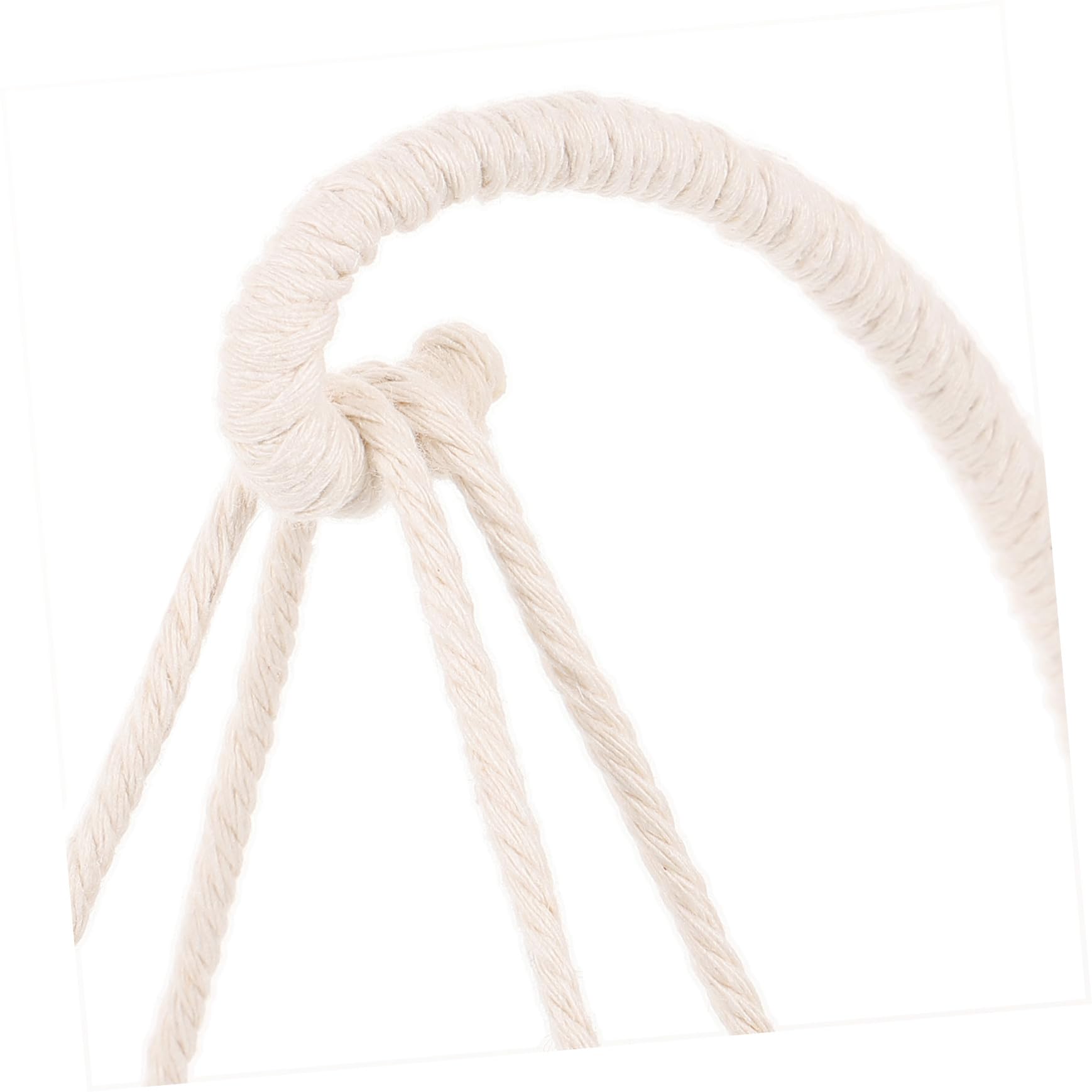 Kleintier Hängematte Schlafnest aus Baumwollseil Beige für Hamster