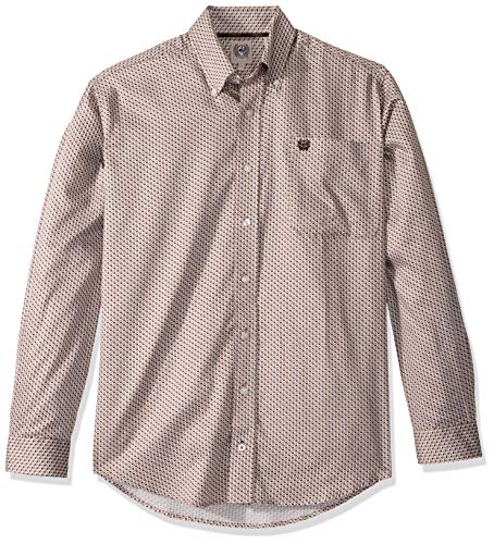 Cinch Men's Classic Fit Shirt, Lead Gray, M