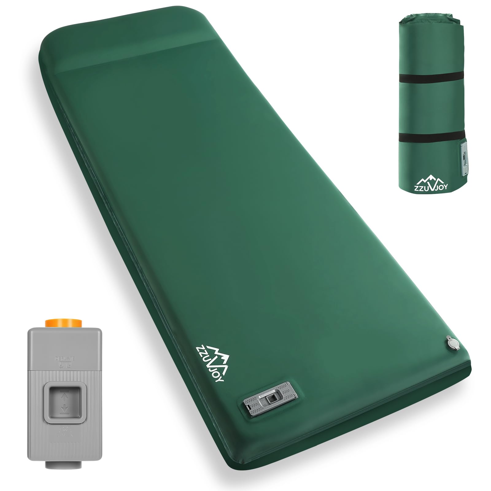 Self Inflating Sleeping Pad with Electric Pump 3 15 Ultra-Thick Memory Foam Camping Mattress 4-Season Sleeping Pad with