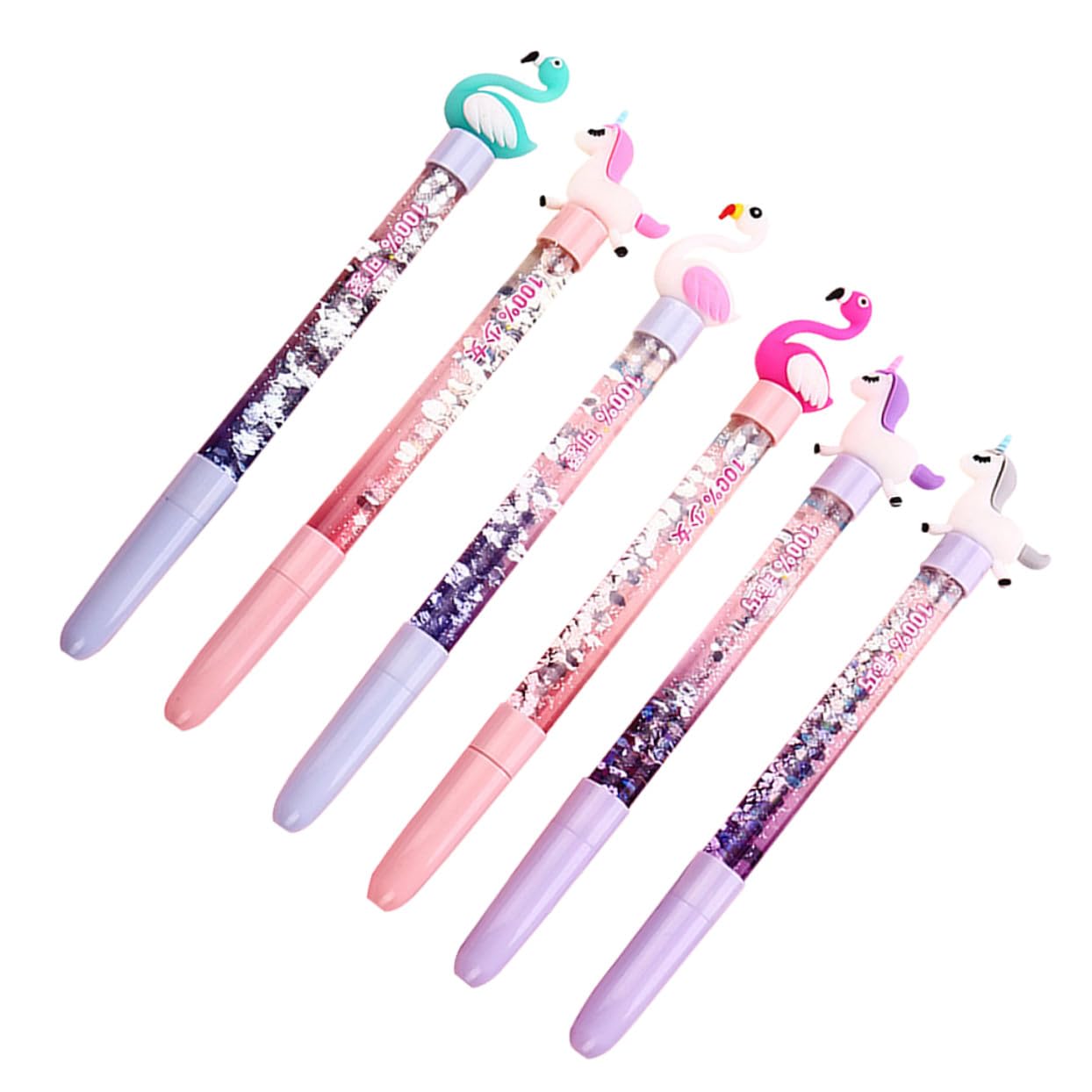 MAGICLULU 3 Set di Penne Gel Eleganti con Motivo a Cigno Punta da 0 05 Mm Inchiostro Nero Cancelleria per Studenti Scrittura Penne Gel Robuste 6 Pezzi*3