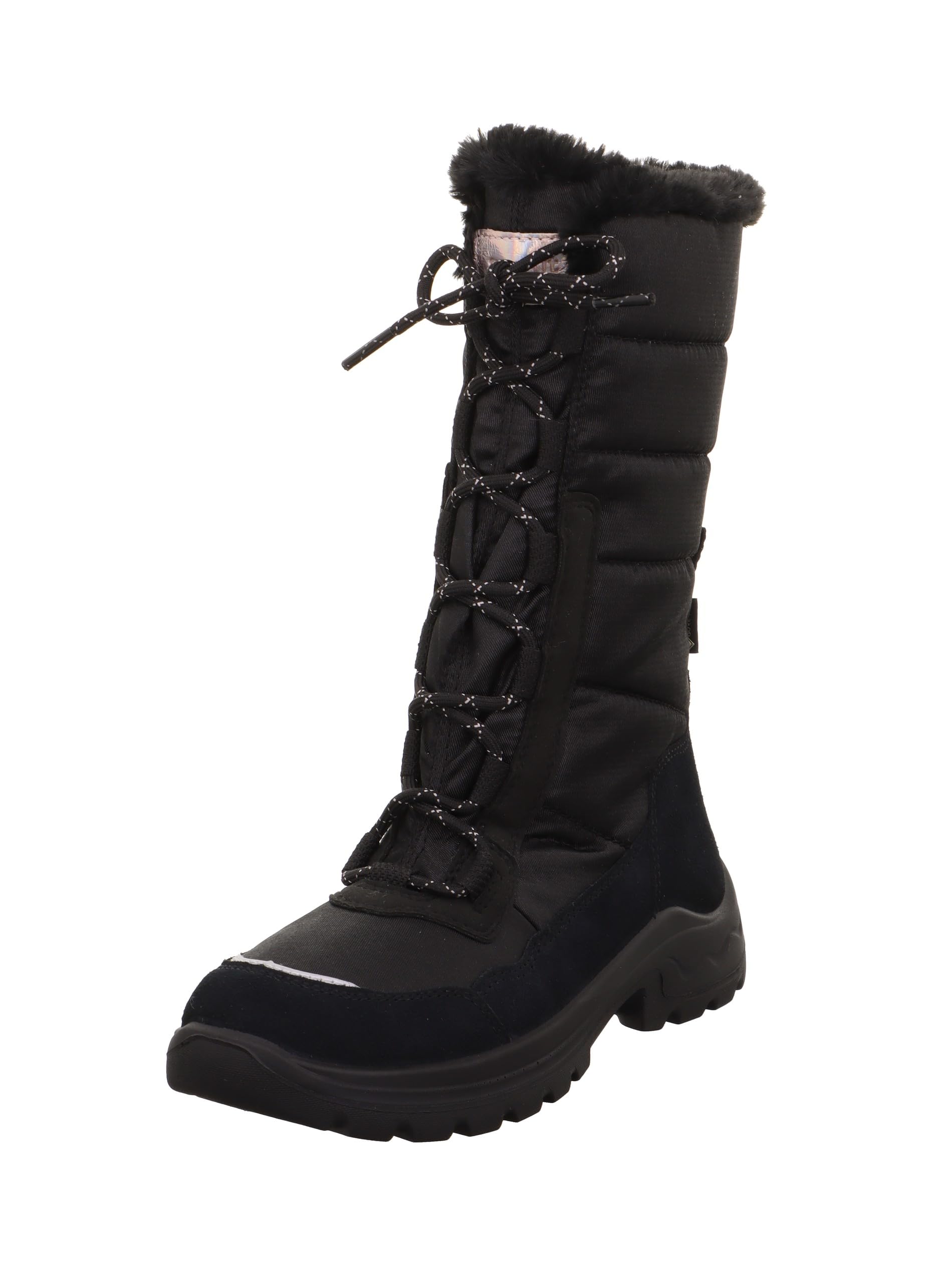 Superfit Mädchen Mädchen Aurora Mädchen Warm Gefütterte Gore-tex Schwarz 0000Schneestiefel