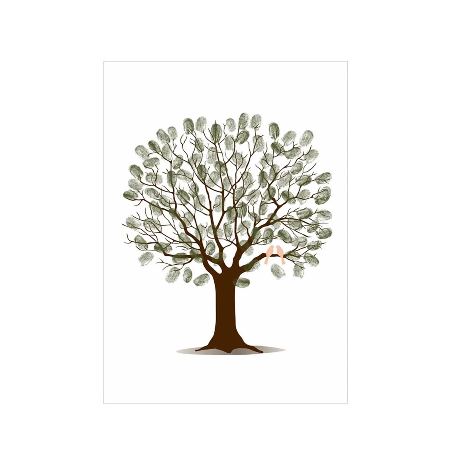 Arbre à empreinte livre d'or de mariage pour remplacer le cahier classique