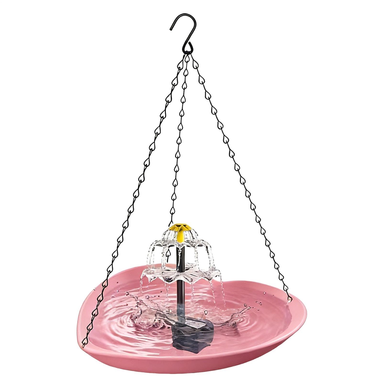 Baignoires pour oiseaux d'extérieur Forme cœur résistante aux intempéries | Fontaine pour jardin avec bain d'oiseau Pour Moineaux, Perruches, Inséparables, Conures, Calopsittes, Pinsons, Jardins,
