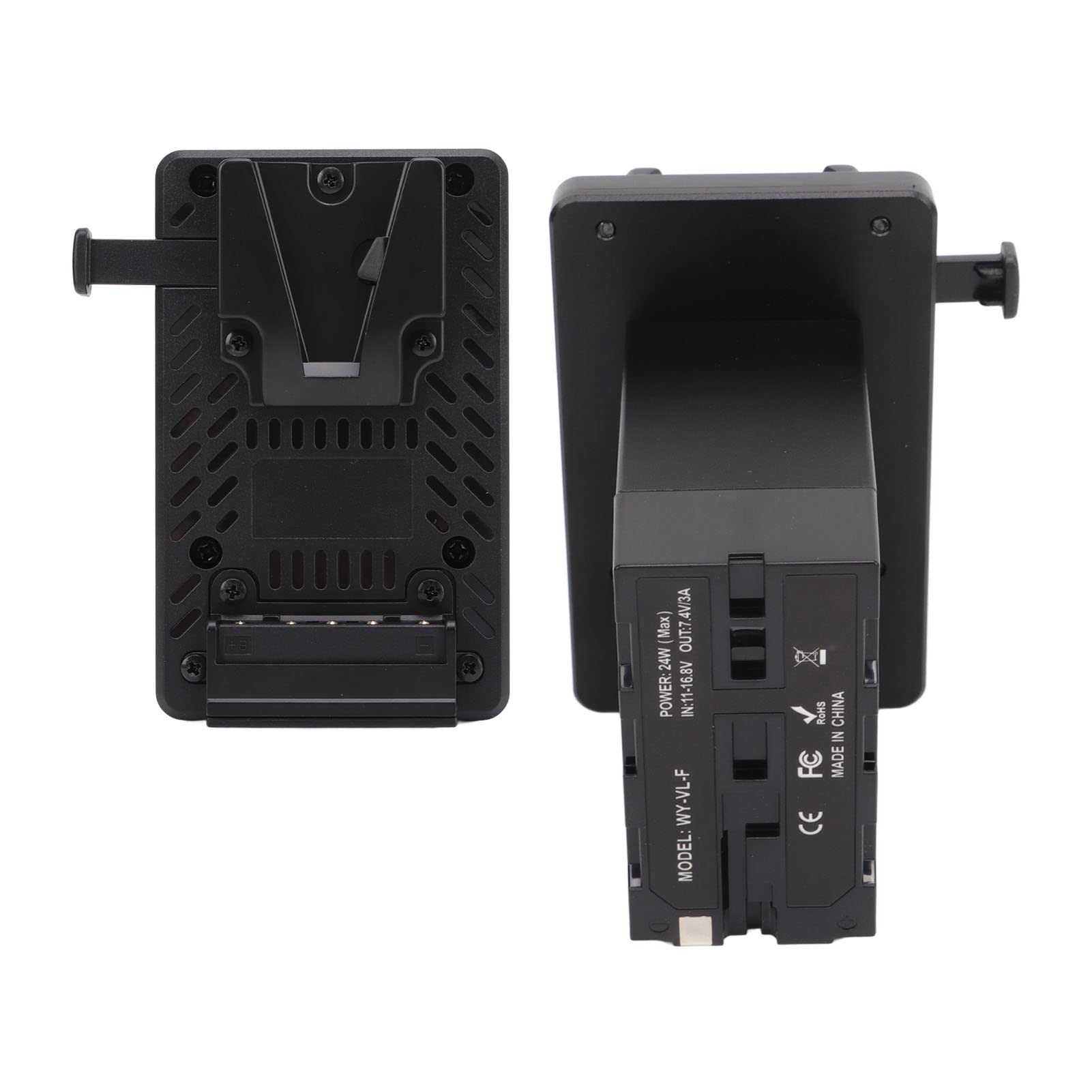 Convertidor de Batería de Montaje en V Adaptador de Corriente Decodificación Completa para Cámaras de la Serie NP F970 NP F960 Uso Fotográfico Diseño Duradero 1 Unidad
