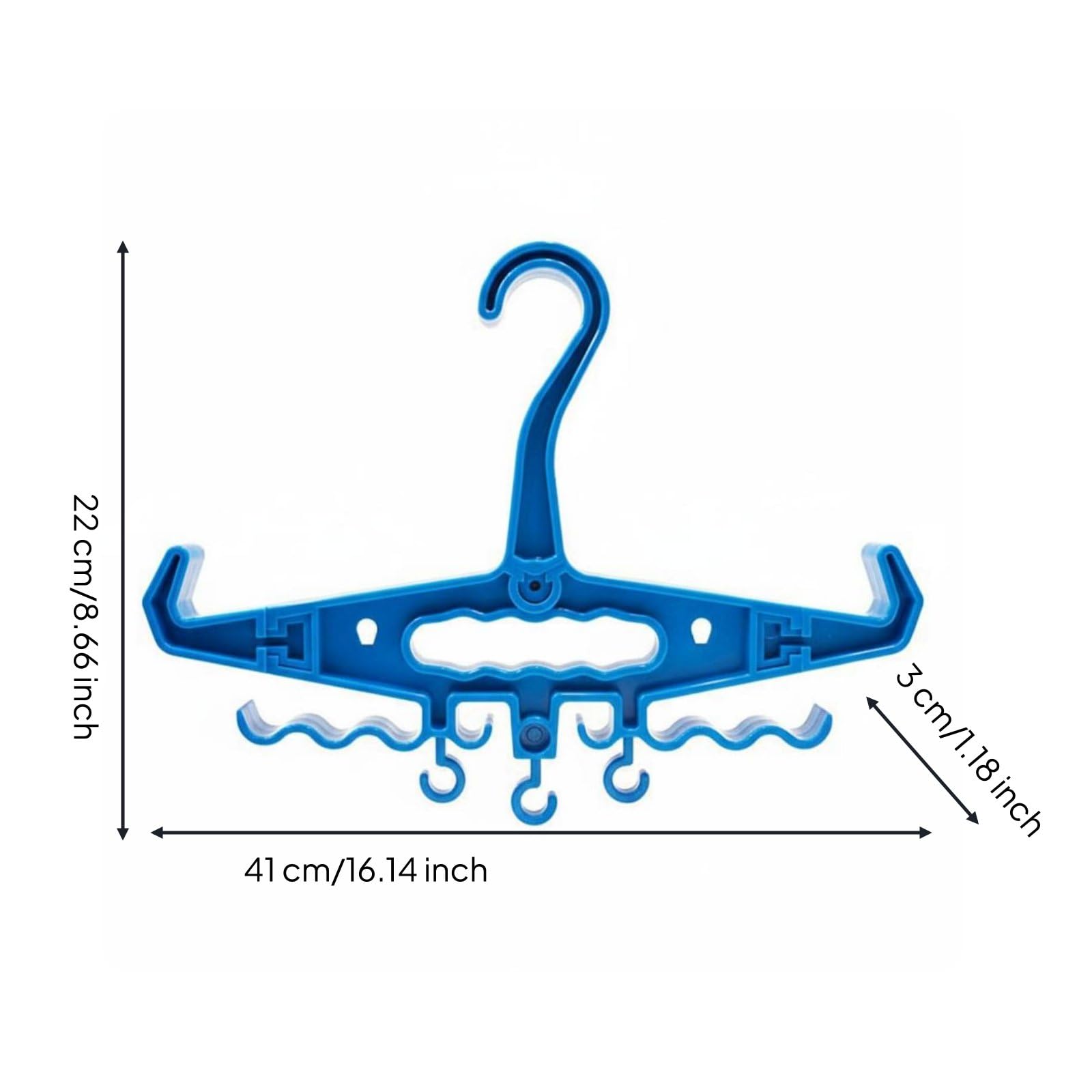 Percha de Traje de Buceo Colgador Soporte Equipo Gancho Multiusos Secado con Ventilación Que Reduce Olores Material Industrial Adecuado para Buzos, Azul, Estilo 6