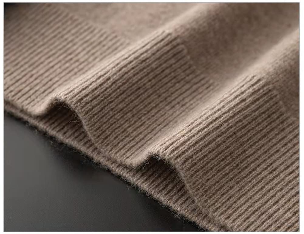 Maglione dolcevita da uomo Autunno Inverno Roll Neck Warmer per gli uomini Maglione lavorato a maglia solido Mantieni caldo Maglione maschile