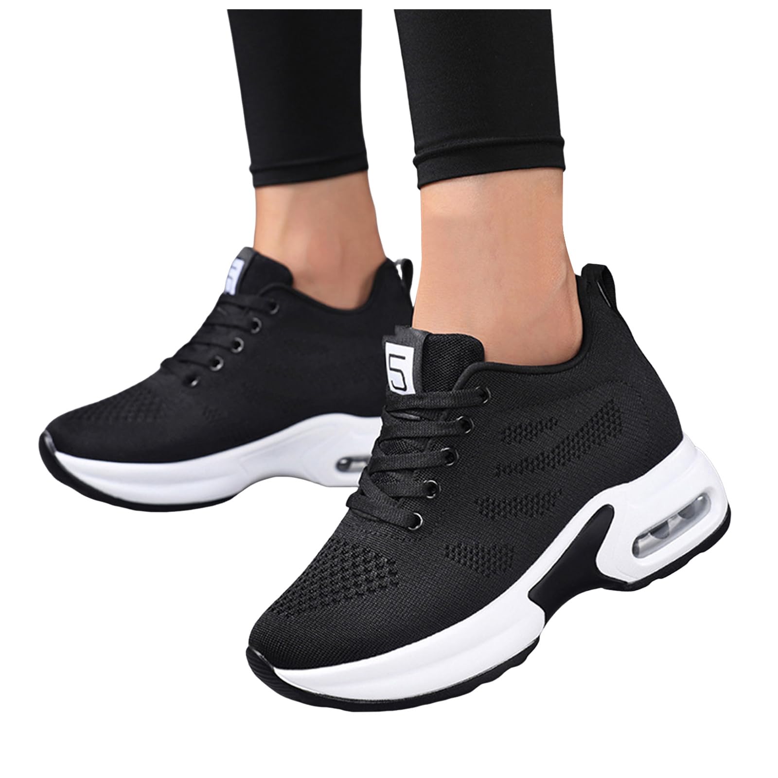 Damskie buty sportowe z miękkiej siateczki, oddychające i lekkie buty do biegania z latającej tkaniny, damskie trampki do biegania do sportu i codziennego życia