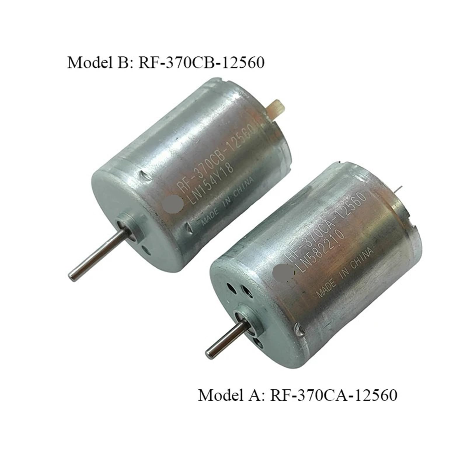 370CA-12560 370CB-12560 Mini 370 Motore DC 12V 24mm Spazzola a bassa corrente 1 pezzo(RF-370CA-12560)