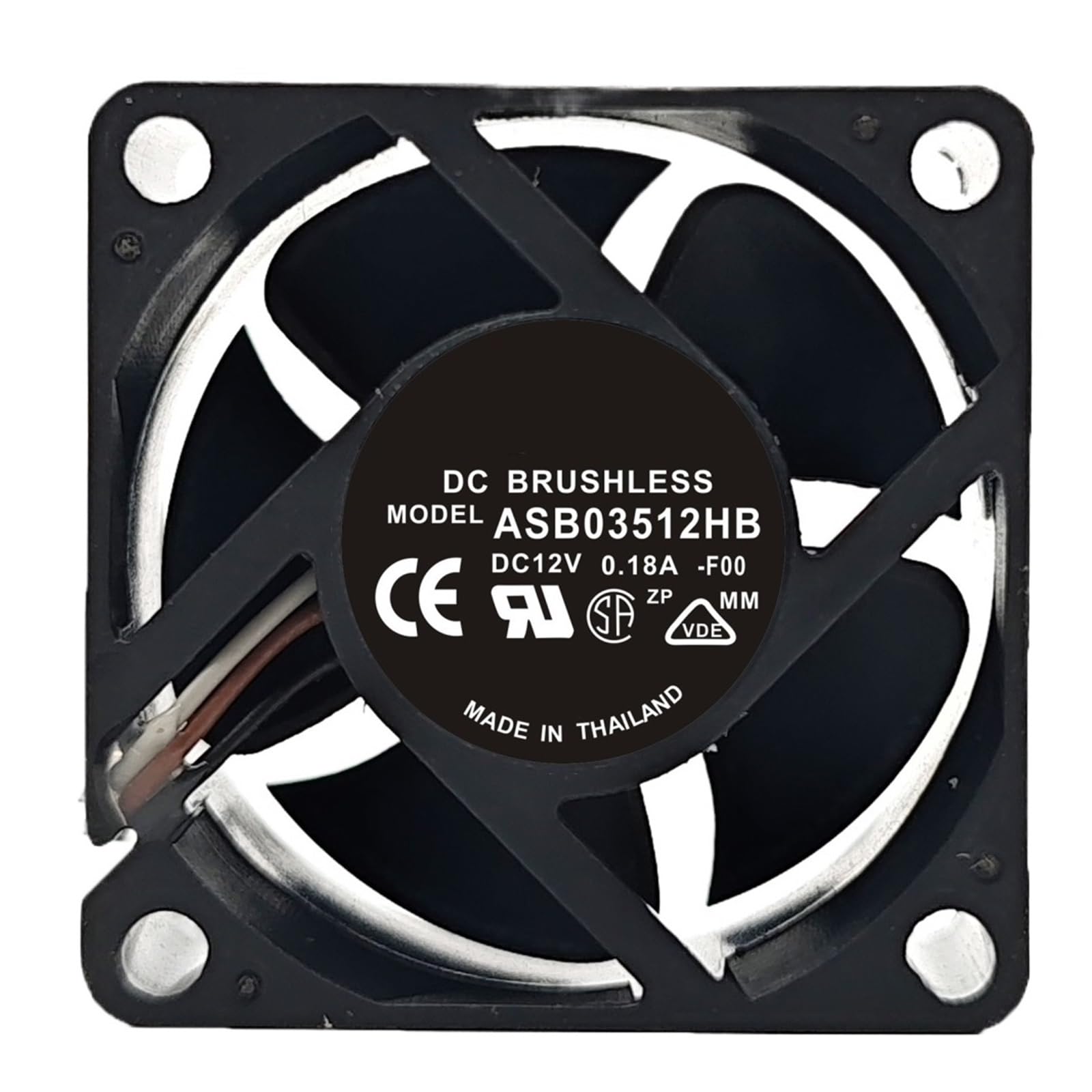 Cxdfrser One Color Cooling Fan Asb03512hb Dc 12V 0.18A 2.16W 3.5Cm 3515 35 * 35 * 15Mm 3-Wire