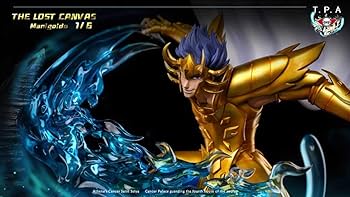 聖闘士星矢LC 蟹座マニゴルド ホログラム缶バッジ ∀ 聖闘士星矢THE LOST CANVAS冥王神話外伝 ホロ缶バッジ蟹座