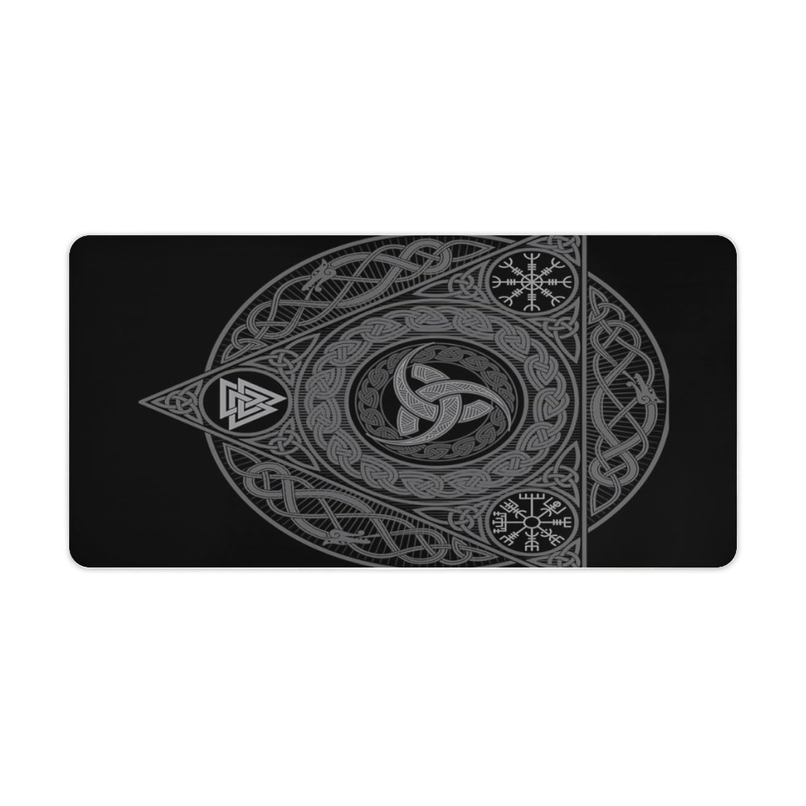 Tapis de souris viking étendu imprimé 3D pour la maison et le travail