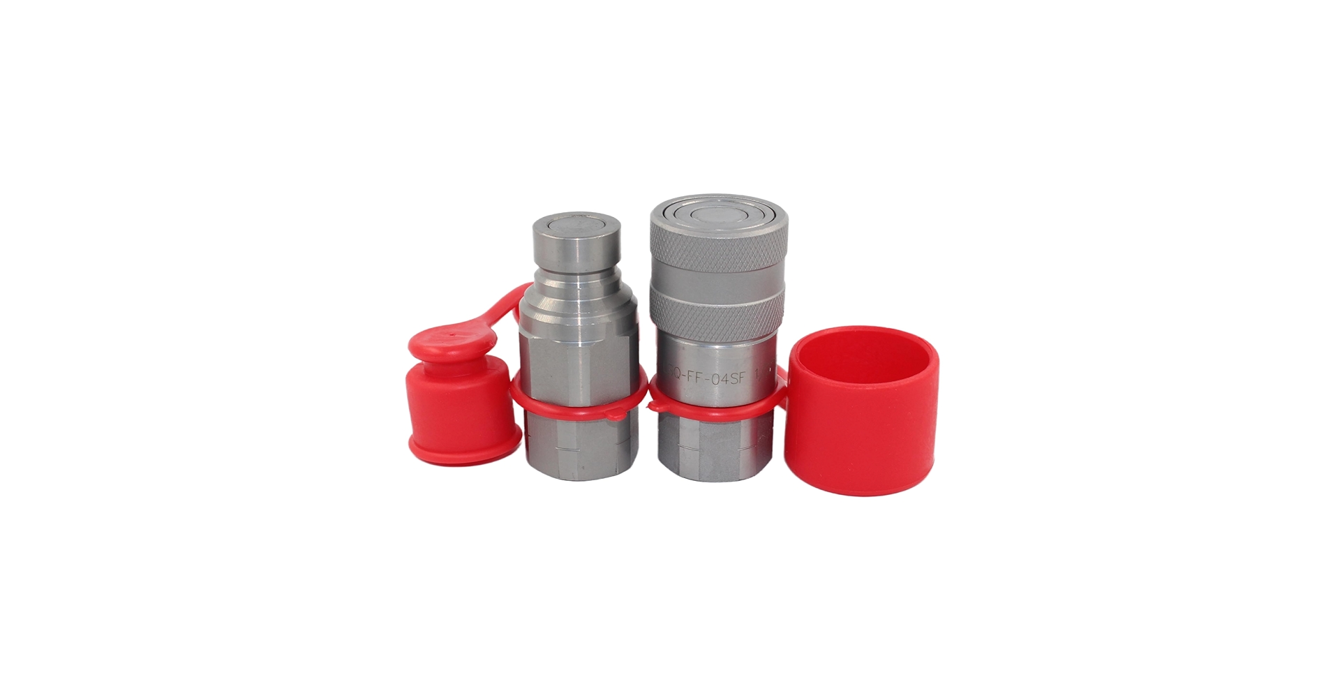 Amazon.com: 1/2'' SAE-08 Flat Face Hydraulic Coupler Skid