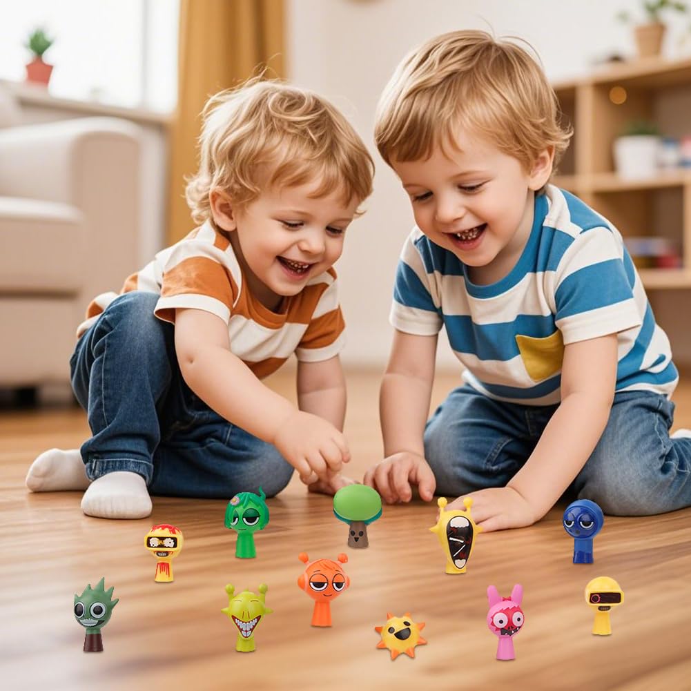 48 Pcs Sprunky Collectible Figurines Set, Cartoon Characters Mini Sprunky Decorative Figures - Image 4