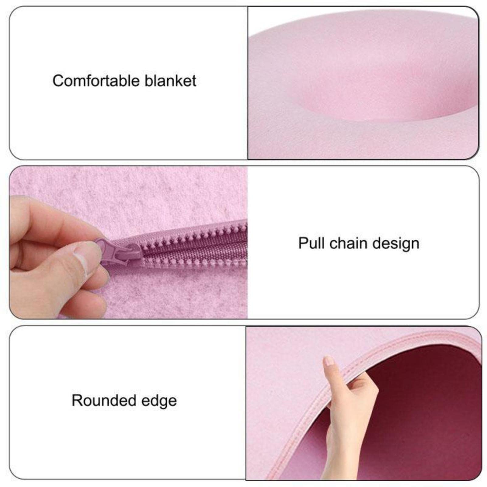 Fly Lit Tunnel pour Chat,Lit Tunnel pour Lapins - Tunnel Rond pour Chat, interactifs pour Chat pour l'ennui, Conception Mignonne Beignet, Puzzle Chat, Fournitures