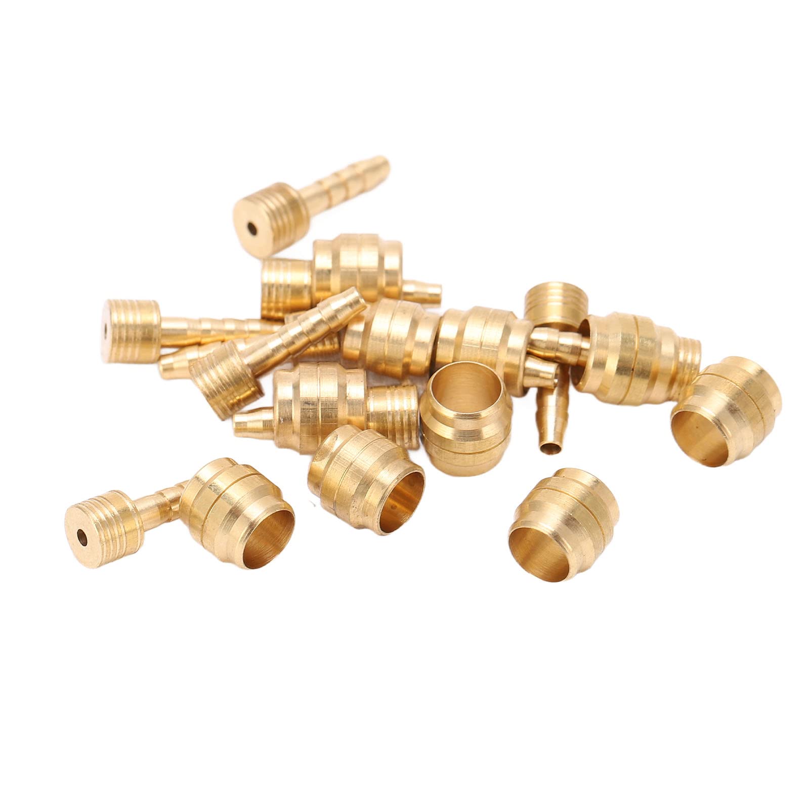 KIMISS Magura Inserto Ago Oliva Testa Mt5 Lega di Rame 10 Set Olio Ago Oliva Testa Bikeraulic Tubo Freno A Disco Oliva Inserto per