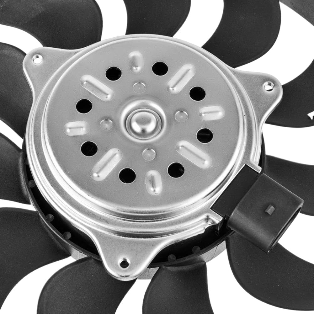 Right Passenger Side Auxiliary Cooling Fan 4F0959455M Compatible with A6 C6 2008-2011 3.0 TFSI A6 Allroad C6 3.0T