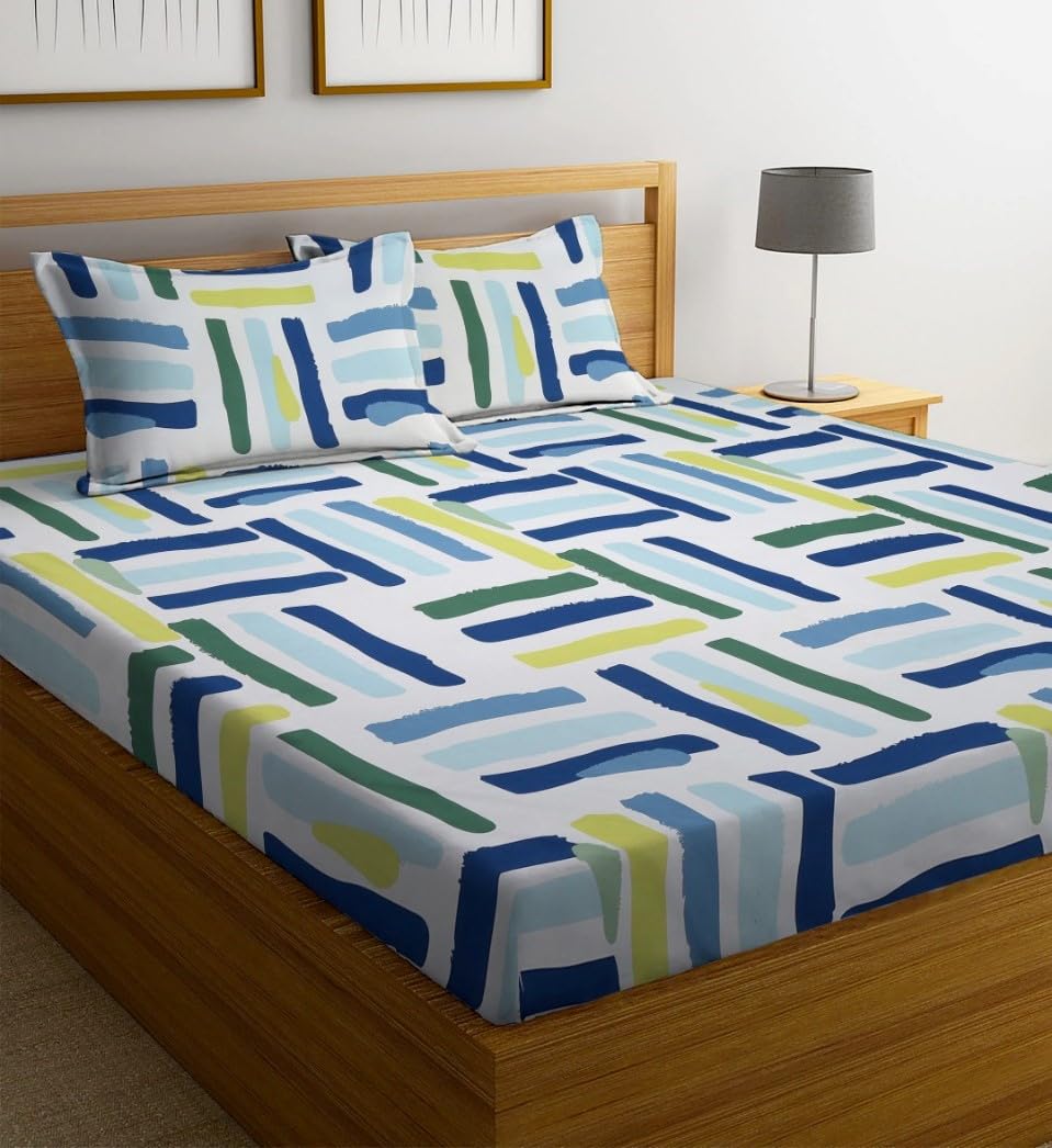 See full amazon price history chart for NHD HOME Cotton All Around Elastic Fitted Premium Prints Queen Size Double Bed Bedsheet with 2 Large Pillow Covers Fits Upto Mattress of 8 Inches,Size-60" x 78" Inches, Yellow & White NHD HOME Cotton All Around Elastic Fitted Premium Prints Queen Size Double Bed Bedsheet with 2 Large Pillow Covers Fits Upto Mattress of 8 Inches,Size-60" x 78" Inches, Yellow & White (B0BSL12F55) Amazon Price History, Amazon Price Tracker