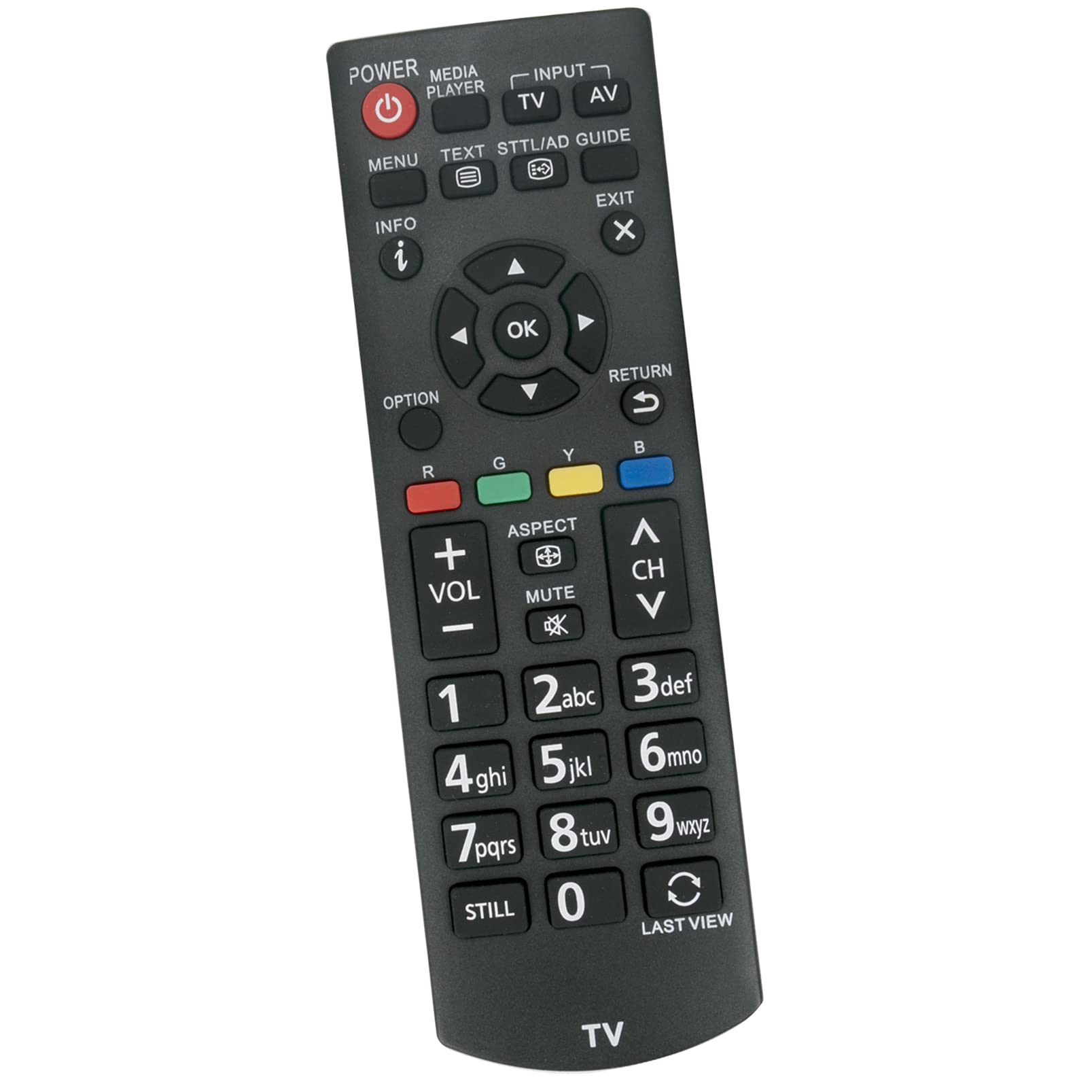 Télécommande Universelle ALLIMITY N2QAYB000818 Pour TV Panasonic Viera - Modèles TH, TX, Séries A400, A430, XM6 - Sans Programmation